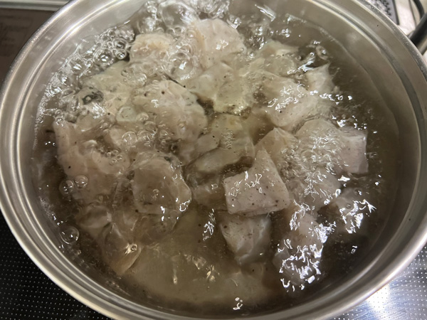 ホットクックで牛すじ煮込み４